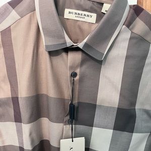Short sleeved Burberry shirt